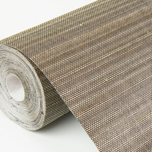 Mai Dark Grey Abaca Grasscloth Wallpaper