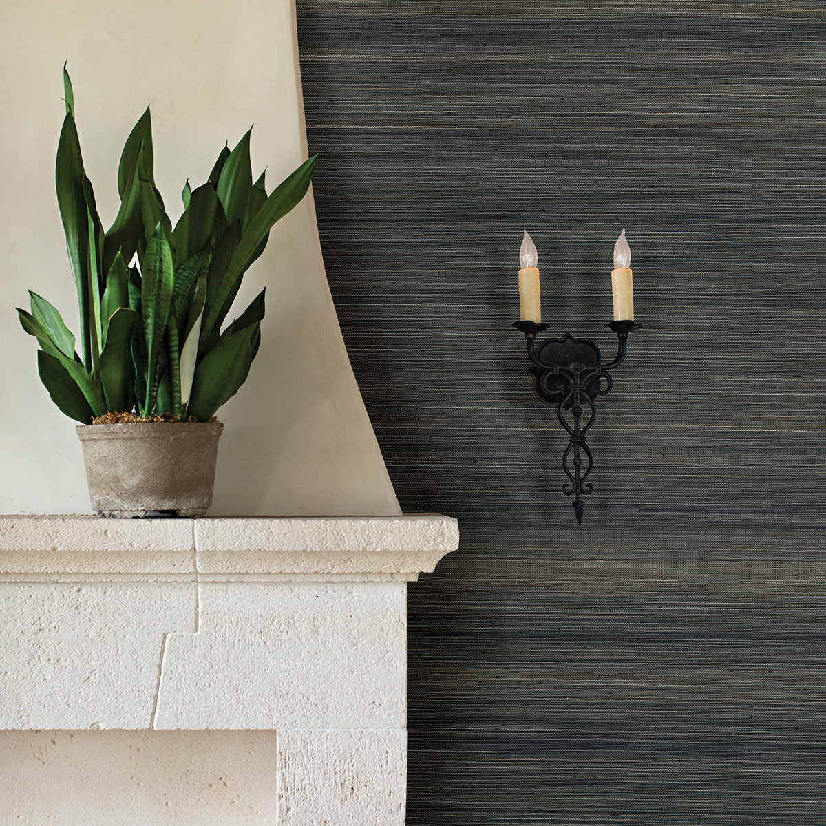 0058915 mai indigo abaca grasscloth wallpaper