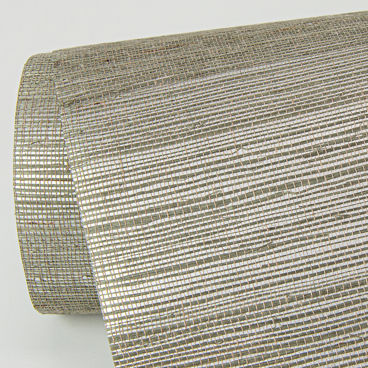 0058953 caihon silver sisal grasscloth wallpaper