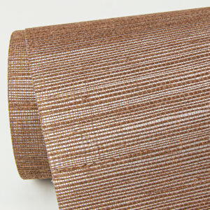 Caihon Rust Sisal Grasscloth Wallpaper