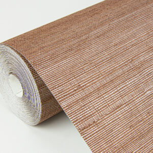 Caihon Rust Sisal Grasscloth Wallpaper