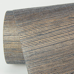 Caihon Slate Sisal Grasscloth Wallpaper