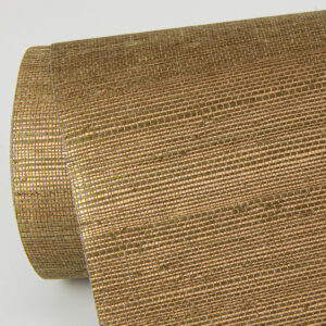 Caihon Bronze Sisal Grasscloth Wallpaper