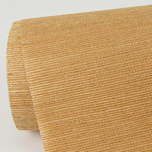 Aiko Orange Sisal Grasscloth Wallpaper