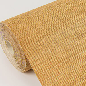 Aiko Orange Sisal Grasscloth Wallpaper