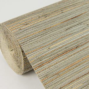 Kira Neutral Hemp Grasscloth Wallpaper