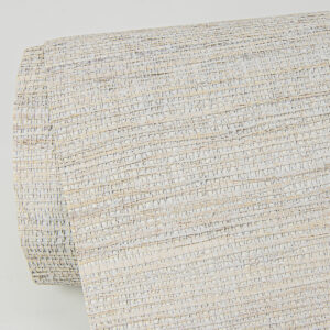 Kira Dove Hemp Grasscloth Wallpaper