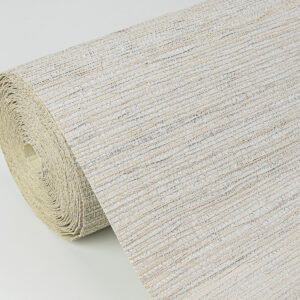 Kira Dove Hemp Grasscloth Wallpaper