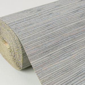 Kira Periwinkle Hemp Grasscloth Wallpaper