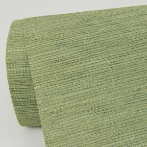 Kira Sage Hemp Grasscloth Wallpaper