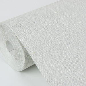 Donmei Light Grey Linen Wallpaper
