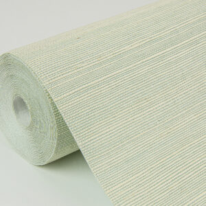 Sakiya Seafoam Sisal Grasscloth Wallpaper