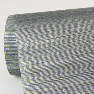 Sakiya Slate Sisal Grasscloth Wallpaper