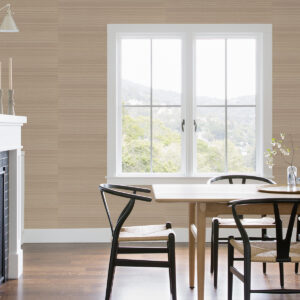 Ling Mauve Sisal Grasscloth Wallpaper