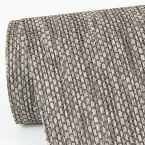 Jia Charcoal Paper Weave Grasscloth Wallpaper
