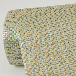 Yanyu Sage Paper Weave Grasscloth Wallpaper
