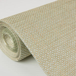 Yanyu Sage Paper Weave Grasscloth Wallpaper