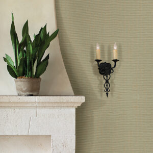 Yanyu Sage Paper Weave Grasscloth Wallpaper