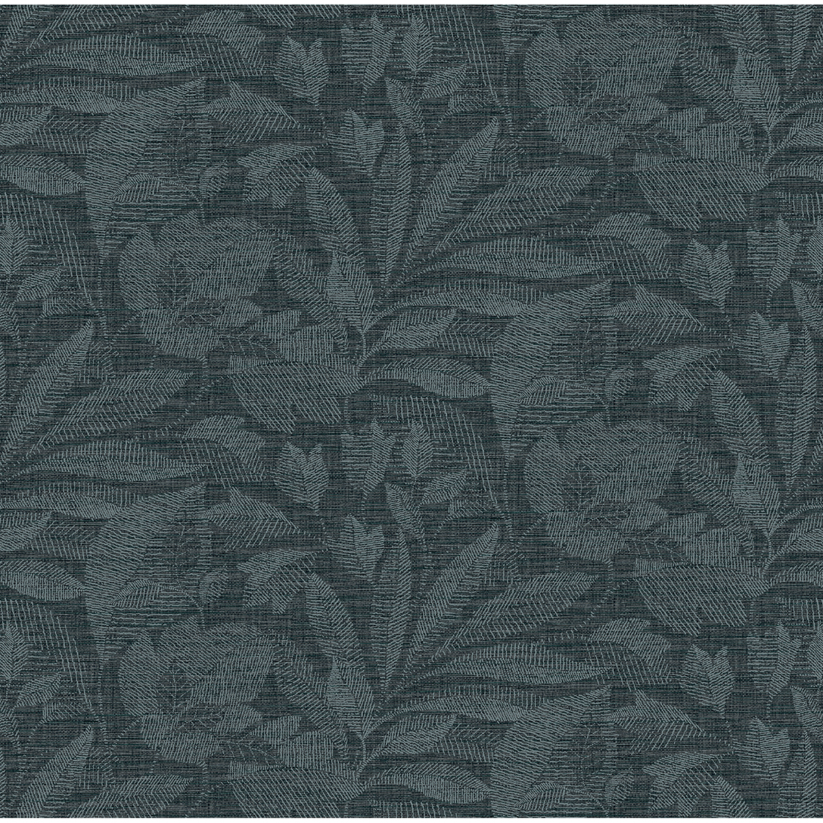 Lei Navy Leaf Wallpaper