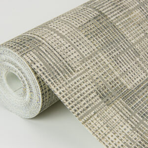 Ting Light Grey Lattice Wallpaper