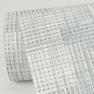 Ting Light Blue Lattice Wallpaper