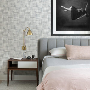 Ting Light Blue Lattice Wallpaper