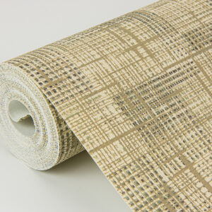 Ting Brown Lattice Wallpaper