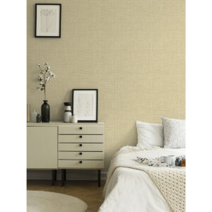 Tuckernuck Gold Linen Wallpaper