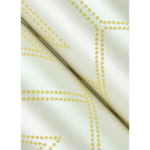Voltaire Gold Beaded Geometric Wallpaper
