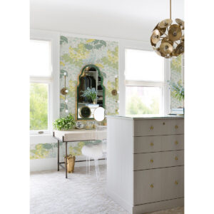 Brie Pastel Forest Flowers Wallpaper