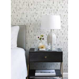 Dwell Grey Brushstrokes Wallpaper