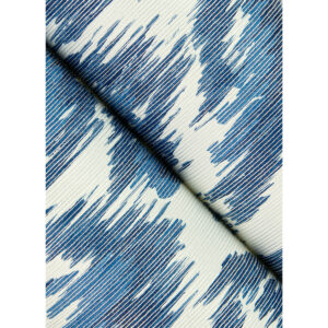 Electra Blue Leopard Spot String Wallpaper