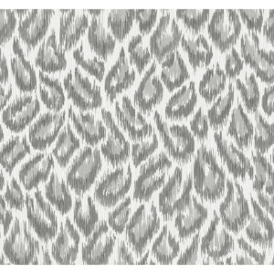 Electra Grey Leopard Spot String Wallpaper