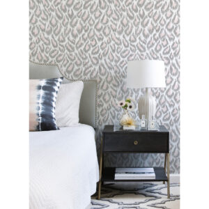 Electra Blush Leopard Spot String Wallpaper