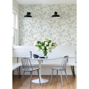 Mariell Grey Dragonfly Wallpaper