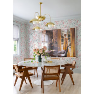 Mariell Pink Dragonfly Wallpaper