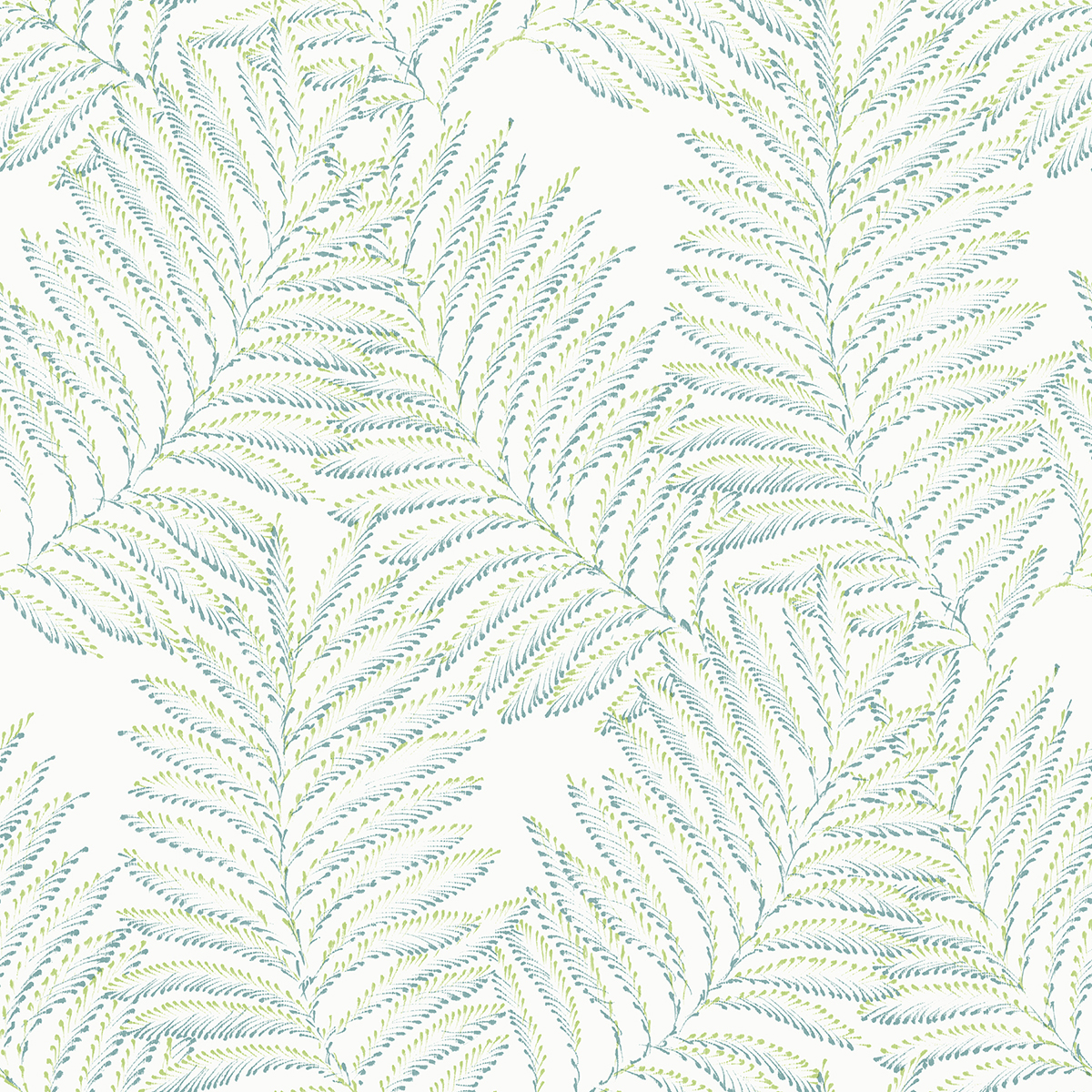 Finnley Green Inked Fern Wallpaper