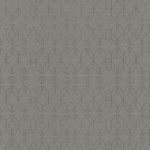 Paititi Sterling Geometric Trellis Wallpaper