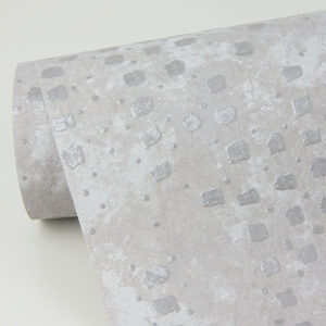 Felsic Silver Studded Wallpaper