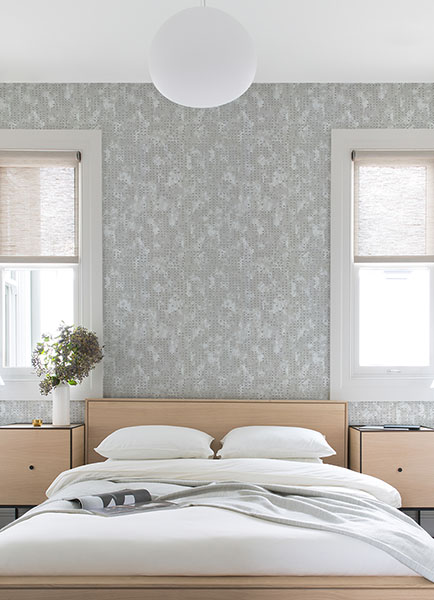 Felsic Silver Studded Wallpaper - Image 2