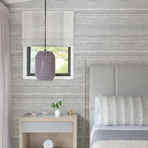 Rakasa Silver Stripe Wallpaper