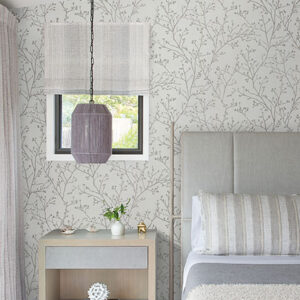 Koura Silver Branches Wallpaper