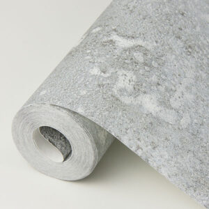 Kulta Silver Cement Wallpaper