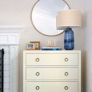 Ira Cream Checkered Wallpaper