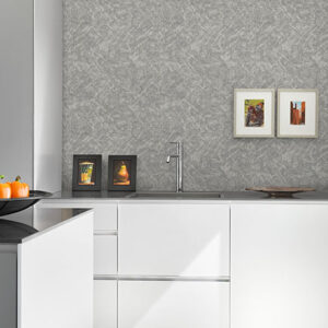 Asero Silver Distressed Wallpaper