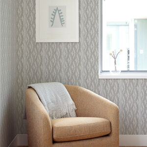 Ushas Taupe Diamond Wallpaper