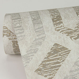 Latona Platinum Diamond Geometric Wallpaper