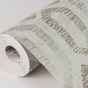 Latona Platinum Diamond Geometric Wallpaper