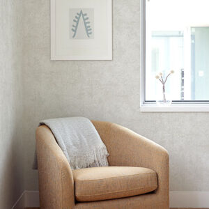 Kelui Silver Stucco Wallpaper