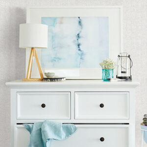 Janus Grey Textured Tile Wallpaper